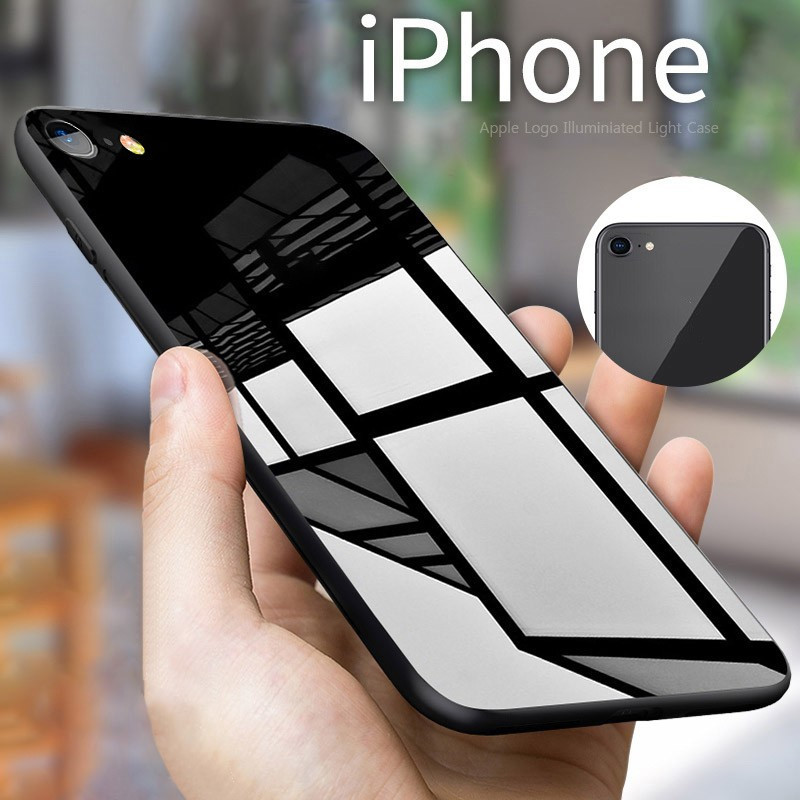 Vaku ® Apple iPhone 8 Flexi Series Ultra-Shine Luxurious Tempered Finish Thin Back Cover