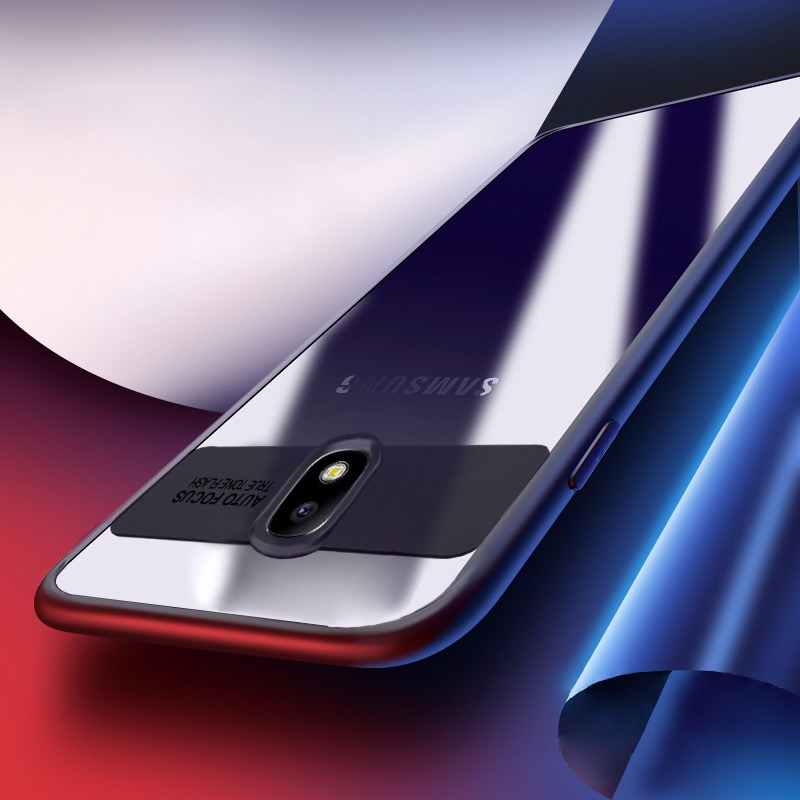 Vaku ® Samsung J7 Pro Kowloon Series Top Quality Soft Silicone  4 Frames plus ultra-thin case transparent cover