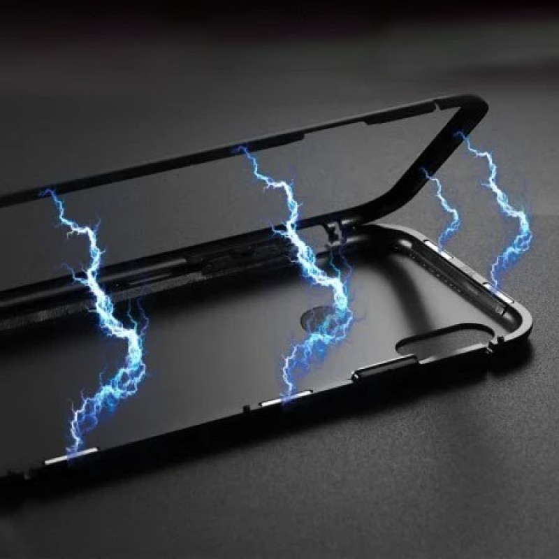 Vaku ® Xiaomi Redmi Note 5 Pro Electronic Auto-Fit Magnetic Wireless Edition Aluminium Ultra-Thin CLUB Series Back Cover
