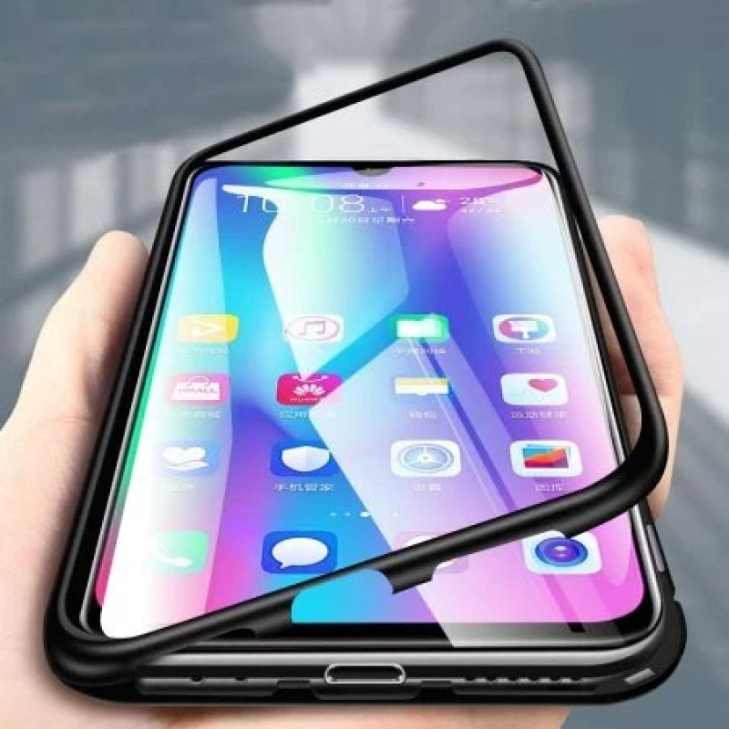 Vaku ® Samsung Galaxy J6 Plus Electronic Auto-Fit Magnetic Wireless Edition Aluminium Ultra-Thin CLUB Series Back - Galaxy J6 Plus - Mobile / Tablet - Luxurious Covers