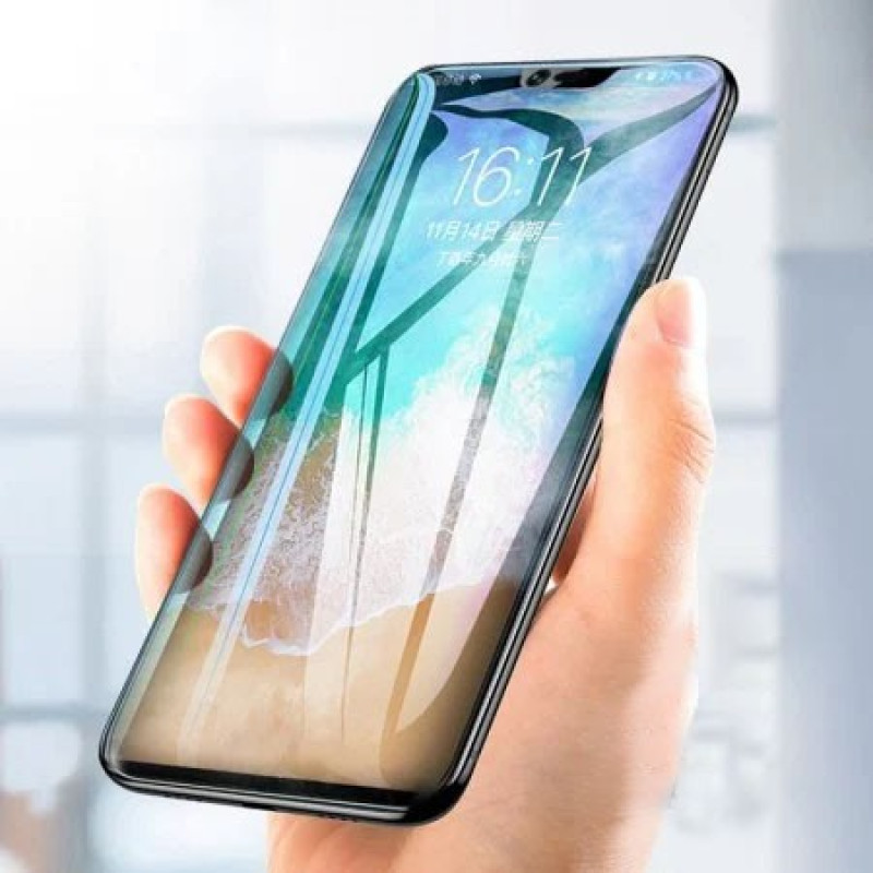 Dr. Vaku ® Oppo A7 5D Curved Edge Ultra-Strong Ultra-Clear Full Screen Tempered Glass