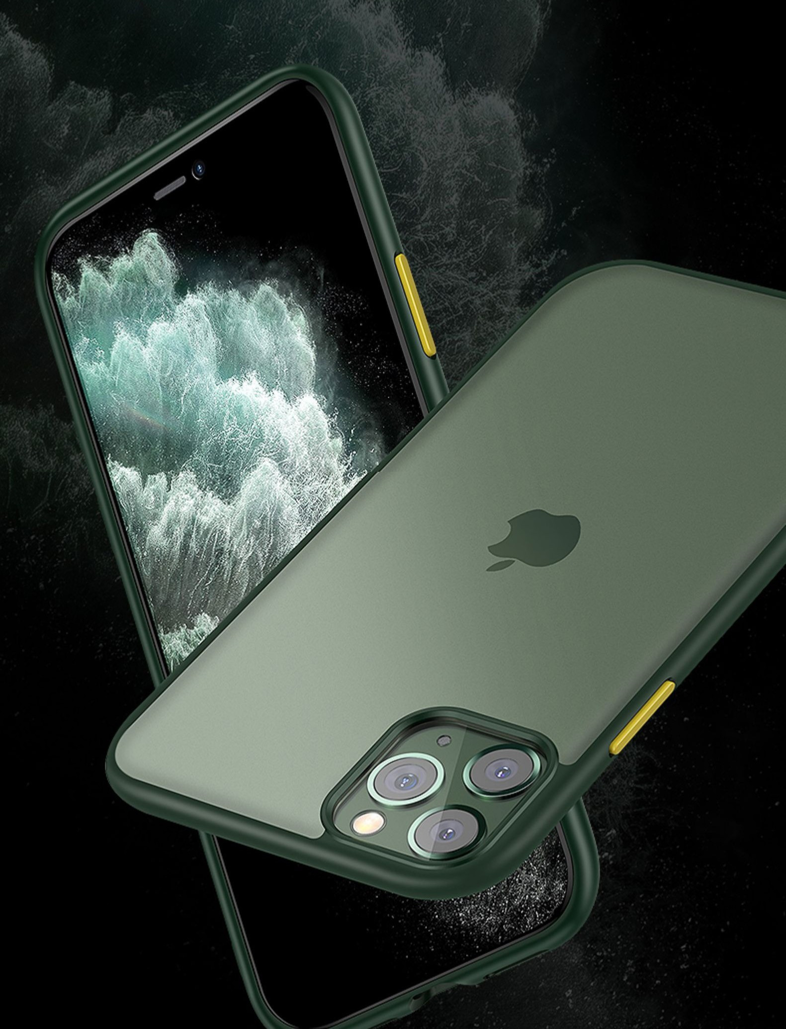 Luxos Apple Iphone 11 Pro Max Translucent Armor Case Vibrant