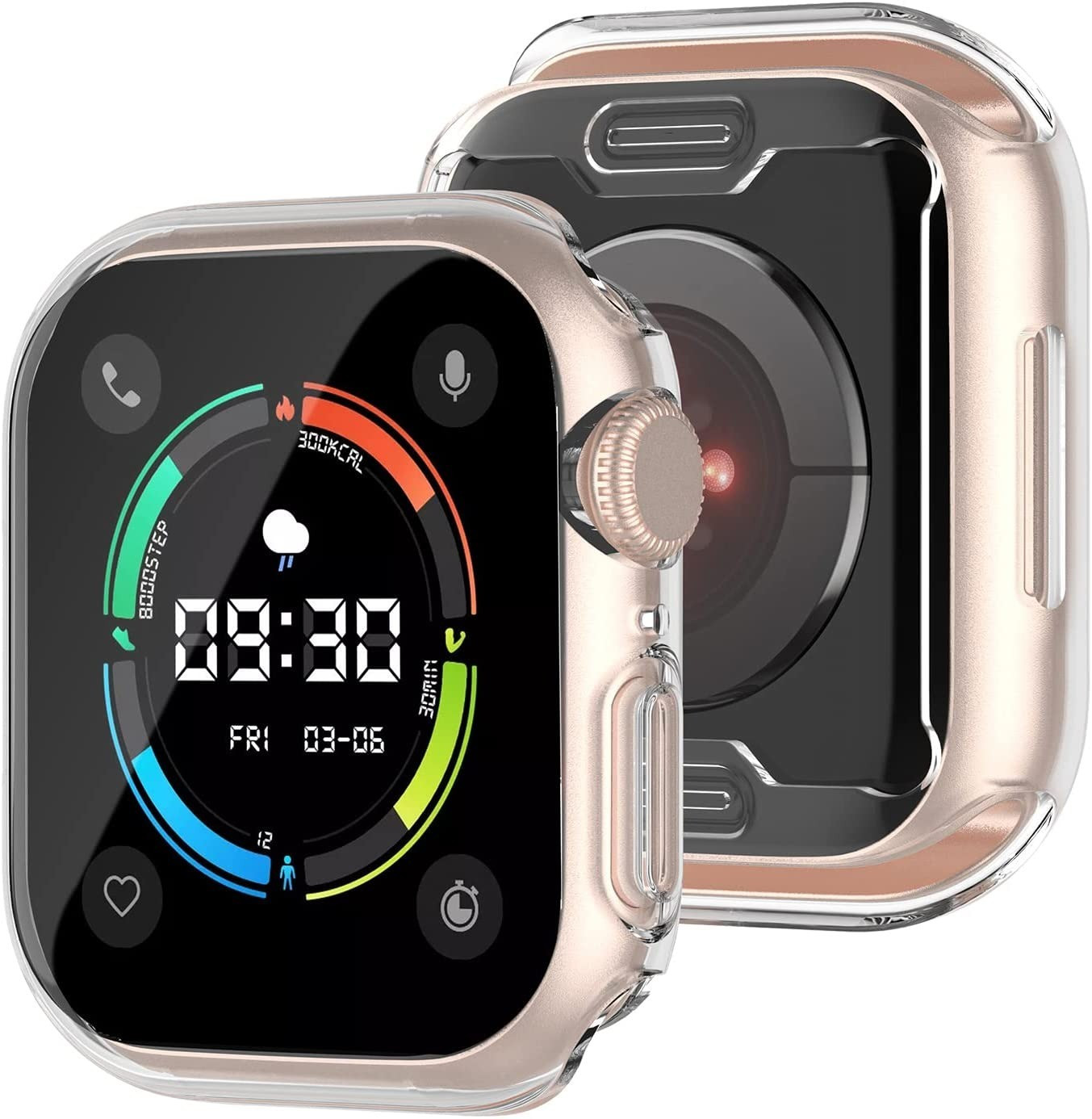 Apple watch case with outlet built in screen protector 42mm