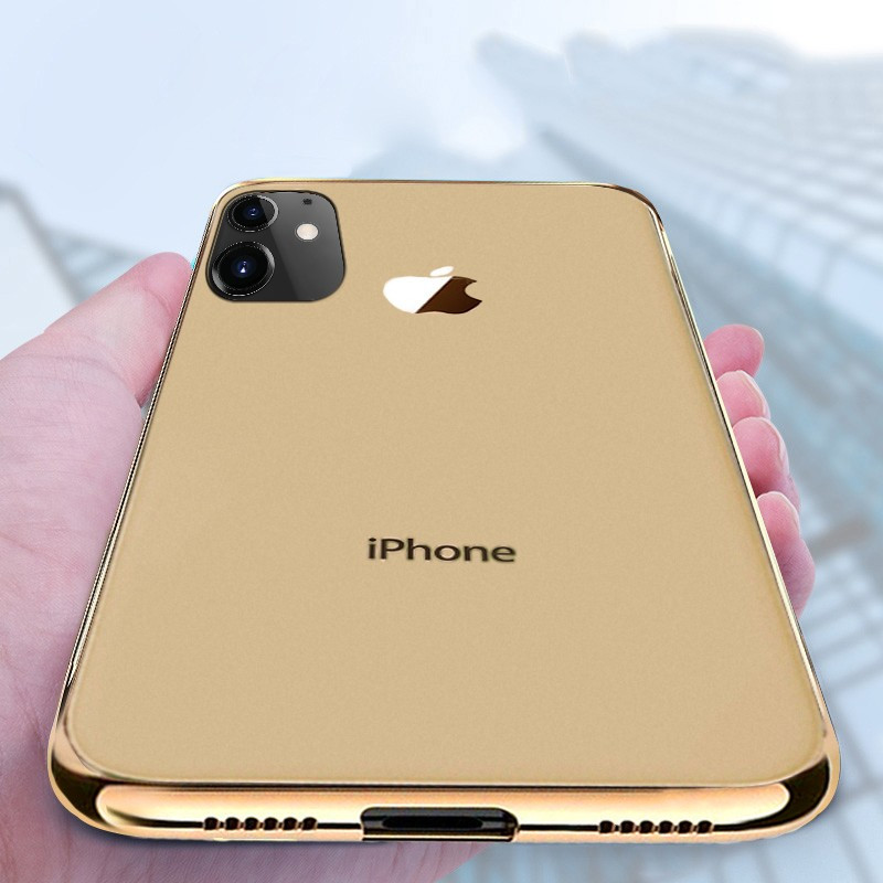 Vaku ® Apple iPhone 11 Cheron Leather Electroplated Soft TPU Back Cover -  iPhone 11 - Apple - Mobile / Tablet - Screen Guards India