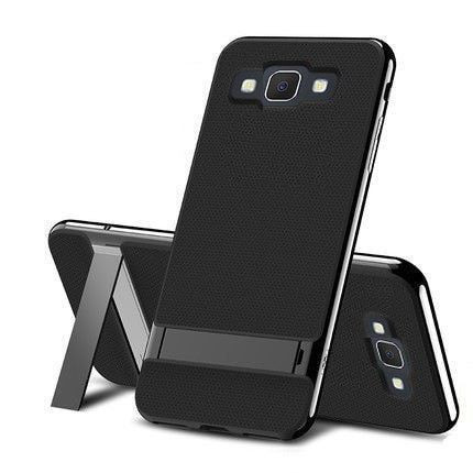 Vaku Samsung Galaxy J5 2016 Royle Case Ultra Thin Dual Metal Soft Inbuilt Stand Back Cover Galaxy J5 2016 Samsung Mobile Tablet Luxurious Covers