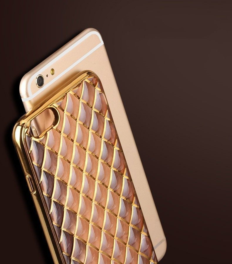 MeePhone ® For Apple iPhone 6 Plus / 6S Plus Diamond Cube 4D Reflective