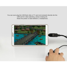 Baseus ® Ultra-Portable Micro USB OTG Cable with inbuilt TF Card Reader Android/Windows Charging / Data Cable