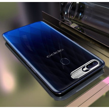 Vaku ® Oppo F9 / F9 Pro Metal Camera Ultra-Clear Transparent View with Anodized Aluminium Finish Back Cover