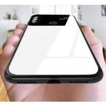 Vaku ® Xiaomi Redmi Note 6 Pro Polarized Glass Glossy Edition PC 4 Frames + Ultra-Thin Case Back Cover