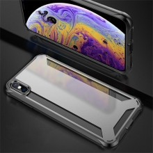 VAKU ® For Apple iPhone X  / XS Hybrid Protective Clear Case Back Cover
