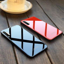 Vaku ® Oppo Realme X2 Club Series Ultra-Shine Luxurious Tempered Finish Silicone Frame Thin Back Cover