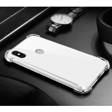 Vaku ® Xiaomi Redmi Note 5 Pro PureView Series Anti-Drop 4-Corner 360° Protection Full Transparent TPU Back Cover Transparent