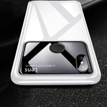 Vaku ® Xiaomi Redmi Note 5 Pro Polarized Glass Glossy Edition PC 4 Frames + Ultra-Thin Case Back Cover