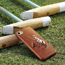 Santa Barbara Polo Club ® Apple iPhone 7 Jockey Series 3D Ebroidered Design Faux Leather Back Cover