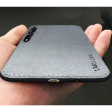 Vaku ® Vivo iQoo Neo Luxico Series Hand-Stitched Cotton Textile Ultra Soft-Feel Shock-proof Water-proof Back Cover