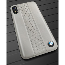 BMW ® iPhone XR M2 COMPETITION freckled leather Back Case