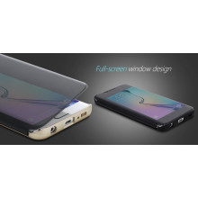 Rock ® Samsung Galaxy S6/S6 Edge/S6 Edge+ DR.Vaku Invisible SmartView Translucent Touch Case Flip Cover