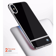 BMW ® Apple iPhone XS Mirror Signature Shine Electroplated Metal Hard Case Back Cover