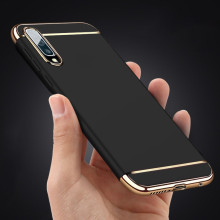 Vaku ® Samsung Galaxy A50 Ling Series Ultra-thin Metal Electroplating Splicing PC Back Cover