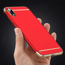 Vaku ® Vivo V11 Pro Ling Series Ultra-thin Metal Electroplating Splicing PC Back Cover