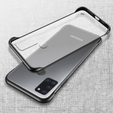 VAKU ® Samsung Galaxy A21s Frameless Semi Transparent Back Cover
