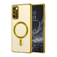 Vaku ® Samsung Galaxy S20 FE Luxury Electroplated Magnetic Magsafe Camera Protection TPU Back Cover Case