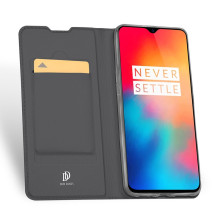 DUX DUCIS ® OnePlus 6T Skin Series Vintage Luxury Genuine leather Wallet Card Holder Flip Case