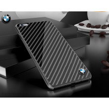 BMW ® Apple iPhone 6 / 6S Glossy Tempered Carbon Fibre Back cover