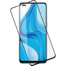 Dr. Vaku ® Oppo F17 Pro Full Edge-to-Edge Ultra-Strong Ultra-Clear Full Screen Tempered Glass- Black