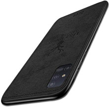 Vaku ® Samsung Galaxy A51 Deer Series Hand-Stitched Cotton Textile Ultra Soft-Feel Shock-proof Water-proof Back Cover
