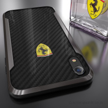 Ferrari ® iPhone XR APERTA Ultra-Thin with carbon fiber and Aluminum Alloy Back Cover