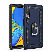 Vaku ® Samsung Galaxy A7 (2018) Hawk Ring Shock Proof Cover with Inbuilt Kickstand