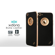 X-Doria ® Apple iPhone 6 / 6S Multi-Angle Inbuilt Metal Ring Kickstand Aluminium + Leather Back Cover