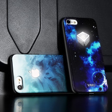 VAKU ® Apple iPhone 8 Universe EDITION First LED Light Illuminated Logo 3D Designer Case Back Cover