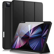 VAKU ® Apple iPad Pro 12.9 inch (2021/2020) PU Leather Trifold Case with Pencil Holder