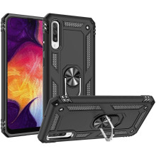 Vaku ® Samsung Galaxy A50S Hawk Ring Shock Proof Cover with Inbuilt Kickstand