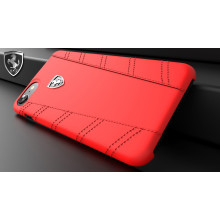 Ferrari ® Apple iPhone 7 Plus / 8 Plus GTR EDITION Leather Stitched Dual-Material Leather Back Cover