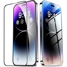 Vaku ® Screen Protector for Apple iPhone 14 Pro Max HD Tempered Glass Anti Scratch Upgrade Edge Protection Glass