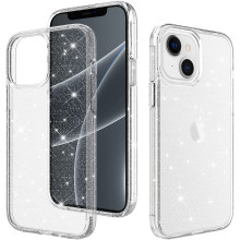 Vaku Luxos ® Apple iPhone 13 Series Star Struck Series Transparent Protective Hard Back Cover [ Only Back Cover ]