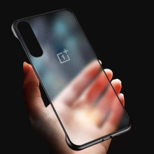 Vaku ® OnePlus Nord Frameless Semi Transparent Cover (Ring not Included)