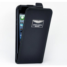 Aston Martin Racing ® Apple iPhone 5 / 5S / SE Vertical Flip Official Leather Case Limited Edition Flip Cover