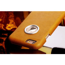 Pierre Cardin ® Apple iPhone 6 / 6S Genuine Leather Paris Designed Metallic Logo Display Back Cover