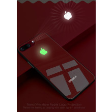 VAKU ® Apple iPhone 7 Plus 3D Logo Projector + Radium Glow Light Logo Case Back Cover