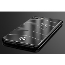 Mercedes Benz ® Apple iPhone 8 SLS Chrome Wave Line Series Electroplated Metal Shock Absorbing Technology Case Back Cover