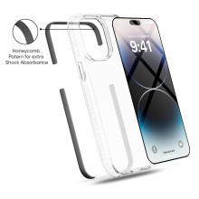Vaku Luxos ® 2In1 Combo Apple iPhone 14 Pro Guard Mag-Safe Series Shockproof TPU Case Back Cover with 3D Tempered Glass