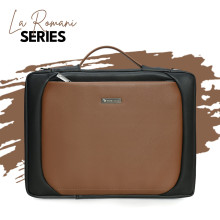 Vaku Luxos ® La Romani 14 inch Premium Laptop Bag Sleeve Messenger For Men and Women