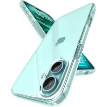 Vaku Luxos ® Apple iPhone 16 Glassy Series Clear TPU Shockproof Scratch Resistant, Slim, Thin, Military-Grade Protection Back Cover