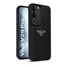 Vaku Luxos ® Vivo V29 Pro 5G Nyxen Premium Leather Stitched Soft Shockproof Protective Back Cover