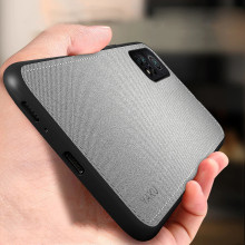 Vaku ® Xiaomi Mi 10T PRO 5G Luxico Series Hand-Stitched Cotton Textile Ultra Soft-Feel Shock-proof Water-proof Back Cover