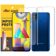 Eller Sante ® Samsung Galaxy M21 Impossible Hammer Flexible Film Screen Protector (Front+Back)